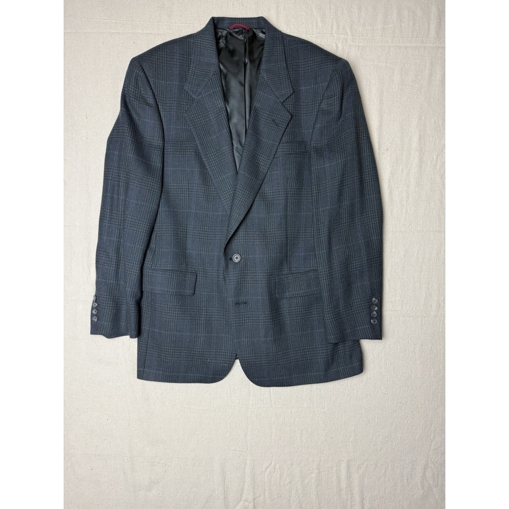 Hart Schaffner Marx Kaufmann's 40R Wool Blazer Sport Coat Fine Australian Wool